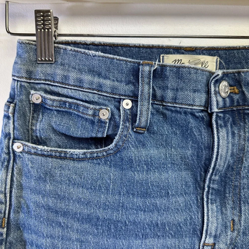 MADEWELL Do Well The High-Rise Slim Boyjean in Lavern Wash Size 26